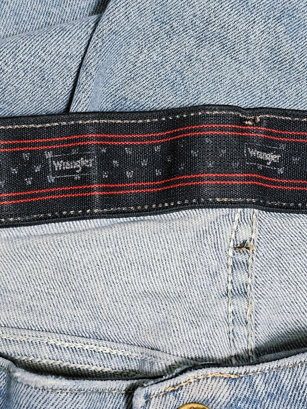 Wrangler WA783 Men Regular Straight Leg Jeans Blue Denim 36x28 Vtg 90s Western - Picture 4 of 14